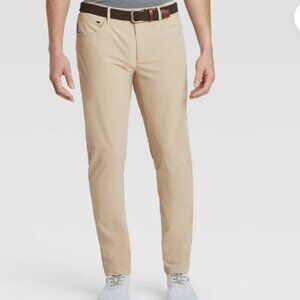 Men's Golf Pants Slim - All in Motion - KHAKI - 38/34
